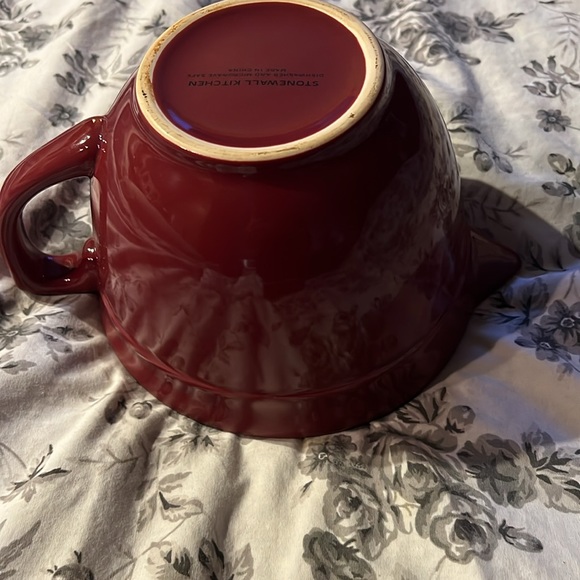 Stonewall Kitchen maroon bowl pitcher - Picture 6 of 9